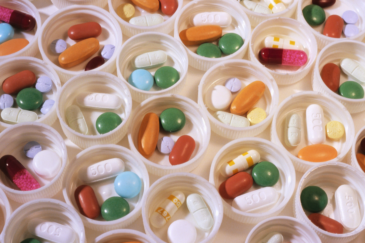 Assorted Medicine Pills in Caps